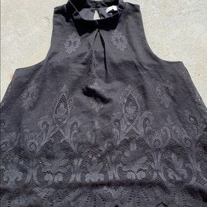 Black lace top